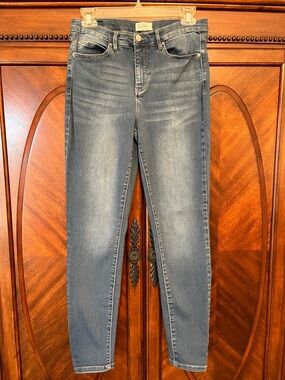 Nicole Miller New York SoHo High Rise Skinny Jeans/ Jeggings in Faded Blue Wash